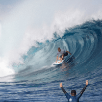 surfing in fiji during catarman charter holiday